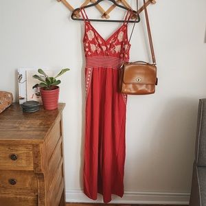 Worn once Embroidered American Eagle jumpsuit • Perfect for Fall